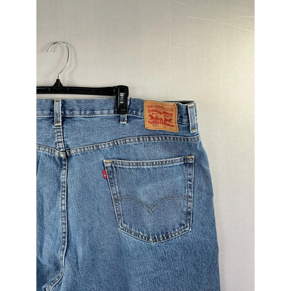 Levi's 501 Style Men's Jeans W48 L32 Blue Denim Big & Tall